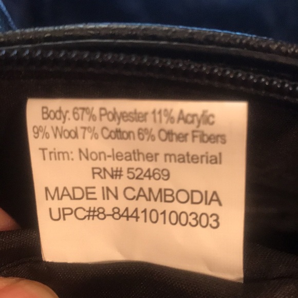 BLACK & GRAY SHOULDER BAG - Picture 9 of 11